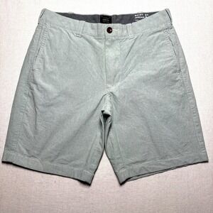 J Crew Stretch Chino Shorts Mens Size 31  Mint Green 9‎ in Flat Front